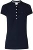 Tommy Hilfiger Poloshirt HERITAGE SHORT SLEEVE SLIM POLO met merklabel op borsthoogte online kopen