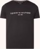 Tommy Hilfiger T shirt van biologisch katoen met logoborduring online kopen