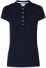 Tommy Hilfiger Poloshirt HERITAGE SHORT SLEEVE SLIM POLO met merklabel op borsthoogte online kopen