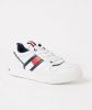 Tommy Hilfiger Sneakers LOW CUT LACE UP SNEAKER met gestreepte aantreklus online kopen