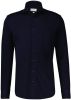 Profuomo The knitted shirt slim fit overhemd van piqué, katoen online kopen