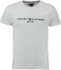 Tommy Hilfiger T shirt van biologisch katoen met logoborduring online kopen