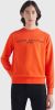 Tommy Hilfiger Regular Fit Sweatshirt ronde halsdonkerrood, Effen online kopen