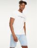 Tommy Hilfiger T shirt van biologisch katoen met logoborduring online kopen