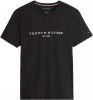 Tommy Hilfiger T shirt van biologisch katoen met logoborduring online kopen