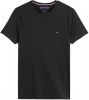 Tommy Hilfiger Core Stretch Slim Fit T Shirt ronde hals grijs, Effen online kopen