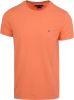 Tommy Hilfiger Perzik T shirt Stretch Extra Slim Fit Tee online kopen