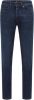 Hugo Boss pantalon donkerblauw effen denim, katoen online kopen