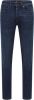 Hugo Boss pantalon donkerblauw effen denim, katoen online kopen
