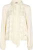 MOS MOSH Saloni Alia top met strikkraag en jacquard dessin online kopen