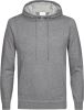 Profuomo Slim Fit Hooded Sweatshirt grijs, Melange online kopen