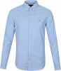 Tommy Hilfiger Blauwe Casual Overhemd Core Stretch Slim Oxford Shirt online kopen