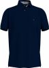 Tommy Hilfiger regular fit polo met biologisch katoen donkerblauw online kopen