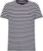 Tommy Hilfiger gestreept T-shirt met biologisch katoen donkerblauw online kopen