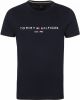 Tommy Hilfiger T shirt van biologisch katoen met logoborduring online kopen