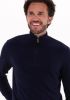 Selected Homme Donkerblauwe Coltrui Berg Half Zip Cardigan B Naw online kopen