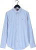 Tommy Hilfiger Blauwe Casual Overhemd Core Stretch Slim Oxford Shirt online kopen