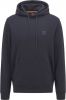 Hugo Boss Sweatshirt met katoenen katoen Franse Terry met patch met baas Wetalk Mens Logo 50468445 Dark Blue , Blauw, Heren online kopen