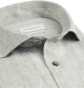 Profuomo business overhemd groen cutaway effen linnen slim fit online kopen