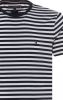 Tommy Hilfiger gestreept T-shirt met biologisch katoen donkerblauw online kopen