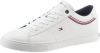 Tommy Hilfiger Sneakers ESSENTIAL LEATHER SNEAKER DETAIL met strepen in tommy kleuren online kopen