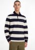 Tommy Hilfiger Gestreepte polo met lange mouwen en geborduurd logo online kopen