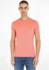 Tommy Hilfiger Perzik T shirt Stretch Extra Slim Fit Tee online kopen