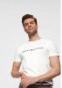 Tommy Hilfiger T shirt van biologisch katoen met logoborduring online kopen