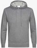 Profuomo Slim Fit Hooded Sweatshirt grijs, Melange online kopen