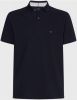 Tommy Hilfiger regular fit polo met biologisch katoen donkerblauw online kopen