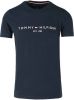 Tommy Hilfiger T shirt van biologisch katoen met logoborduring online kopen