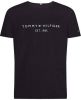 Tommy Hilfiger T shirt van biologisch katoen met logoborduring online kopen