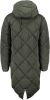 Strellson winterjas groen normale fit effen rits + knoop online kopen