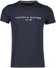 Tommy Hilfiger T shirt van biologisch katoen met logoborduring online kopen