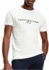 Tommy Hilfiger T shirt van biologisch katoen met logoborduring online kopen