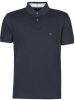 Tommy Hilfiger regular fit polo met biologisch katoen donkerblauw online kopen