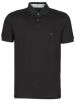 Tommy Hilfiger regular fit polo met biologisch katoen donkerblauw online kopen