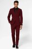 Opposuits Verkleedpak Blazing Burgundy Polyester Bordeaux online kopen