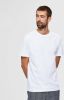 Selected Homme T shirts Norman Short Sleeve O Neck Tee Wit online kopen