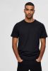 Selected Homme T shirts Norman180 Short Sleeve O Neck Tee S Zwart online kopen