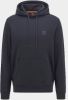 Hugo Boss Sweatshirt met katoenen katoen Franse Terry met patch met baas Wetalk Mens Logo 50468445 Dark Blue , Blauw, Heren online kopen