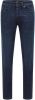 Hugo Boss pantalon donkerblauw effen denim, katoen online kopen