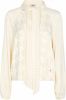 MOS MOSH Saloni Alia top met strikkraag en jacquard dessin online kopen