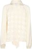 MOS MOSH Saloni Alia top met strikkraag en jacquard dessin online kopen