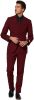 Opposuits Verkleedpak Blazing Burgundy Polyester Bordeaux online kopen
