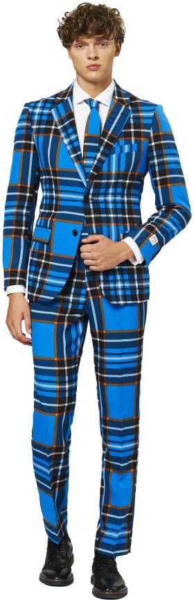OppoSuits verkleedpak Braveheart heren polyester blauw/zwart maat 54 online kopen