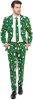 Merkloos Grote Maat Groene Business Suit Met Kerst Thema 56(3xl) Carnavalskostuums online kopen