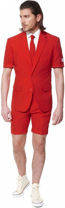 OppoSuits verkleedpak zomer Rode Duivel heren polyester rood mt 54 online kopen