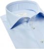 Profuomo overhemd mouwlengte 7 lichtblauw effen katoen slim fit online kopen