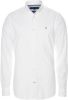 Tommy Hilfiger Witte Casual Overhemd Core Stretch Slim Oxford Shirt online kopen